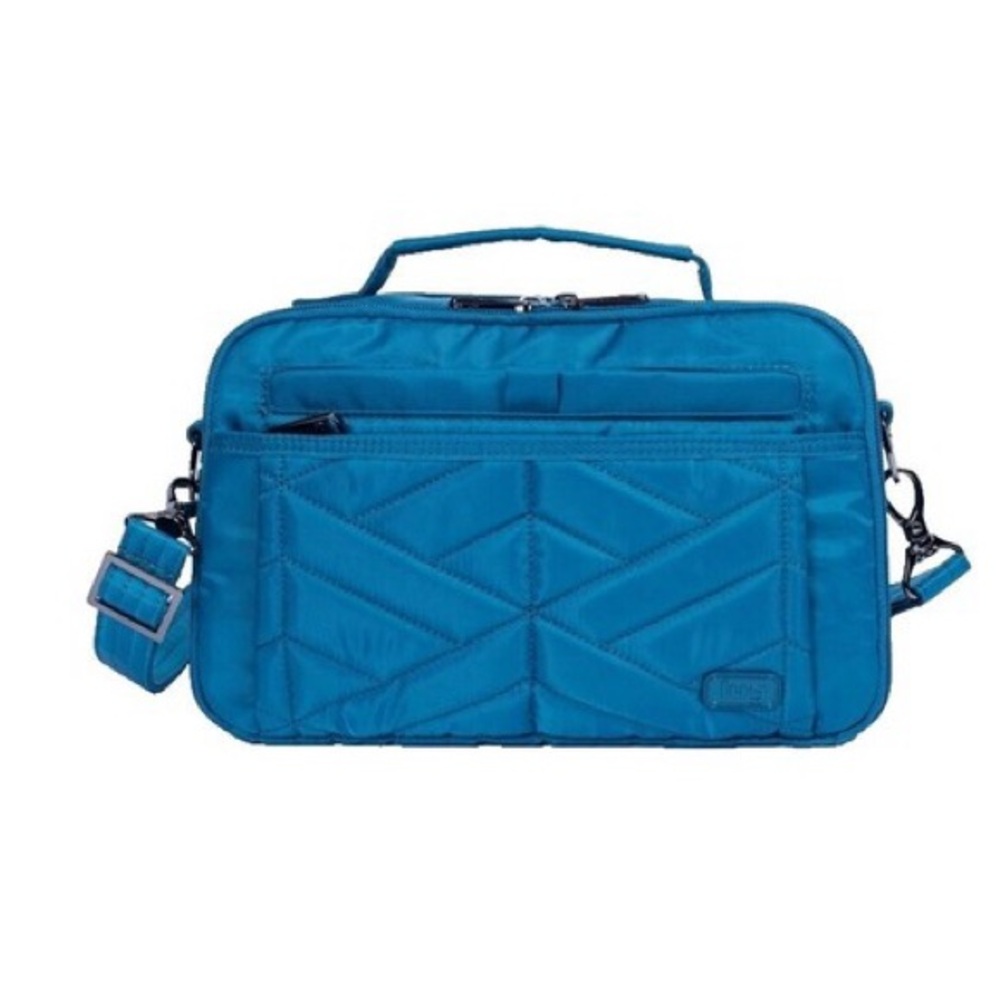 Lug Scoop 2 RFID-Blocking Crossbody Bag Blue